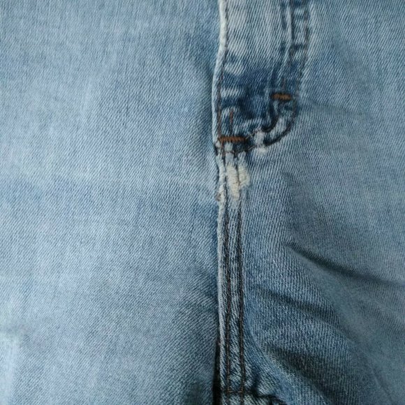 Vtg. Riveted By Lee High Waisted Carpenter Shorts - Picture 9 of 12